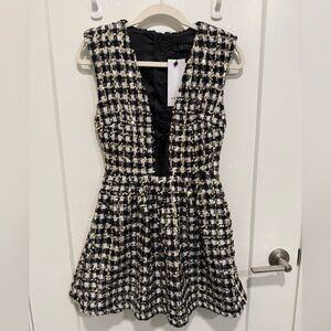 AKIRA Just A Girl Tweed Mini Dress - NWT
